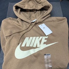 NWT Men’s Regular XXL Nike Sportswear Pullover Hoodie BROWN TAN sweatshirt New