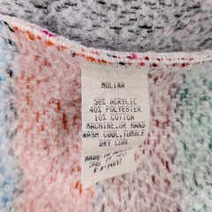 Molina Drug Rug Hoodie Men Size Medium Poncho Baja Sweatshirt Oversized Mexico