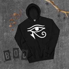 Eye of Horus Hoodie Egyptian Mythology streetwear graphic Egypt Gods protection