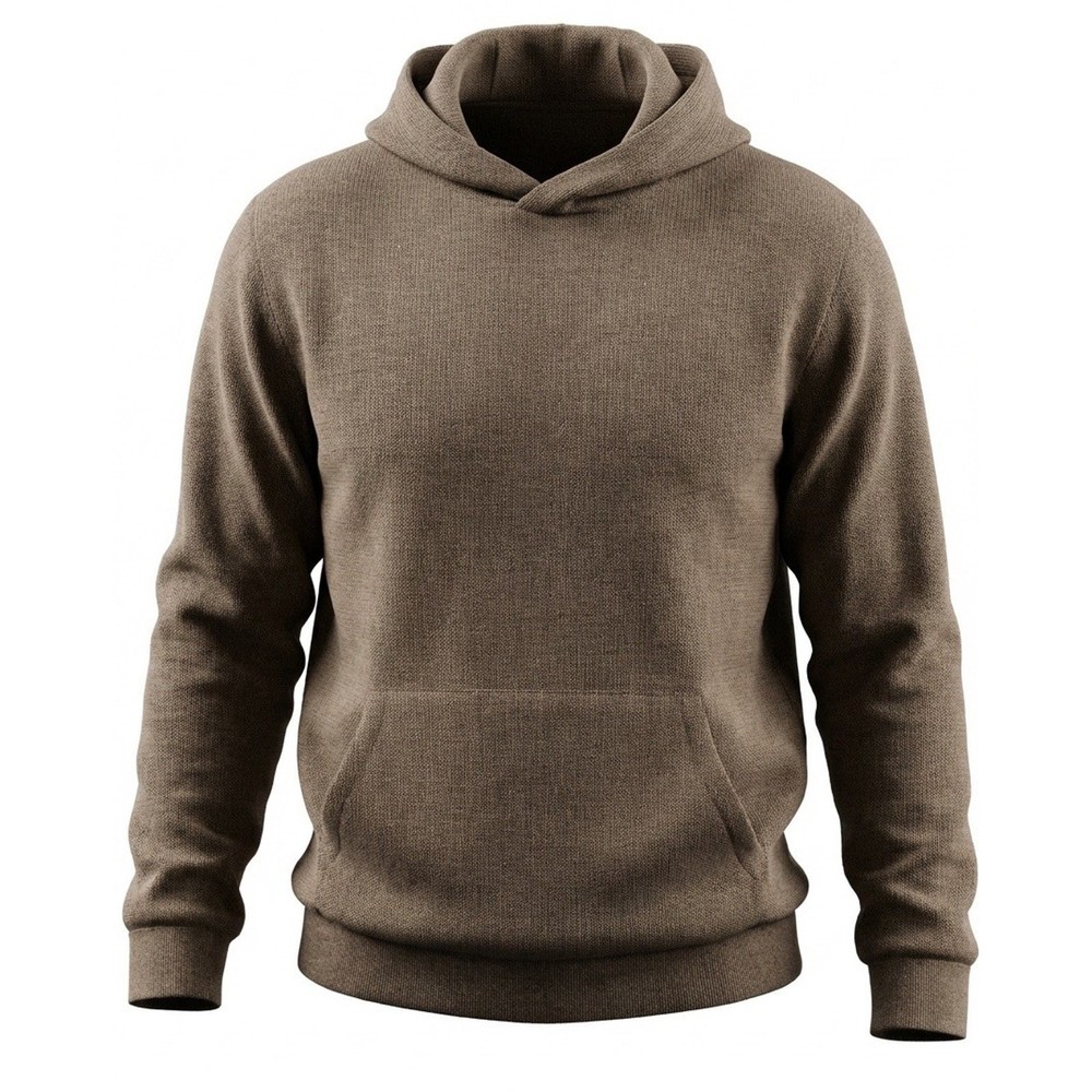 Goodfellow & Co Men’s Brown Cozy Knit Pullover Hoodie L New With Tags
