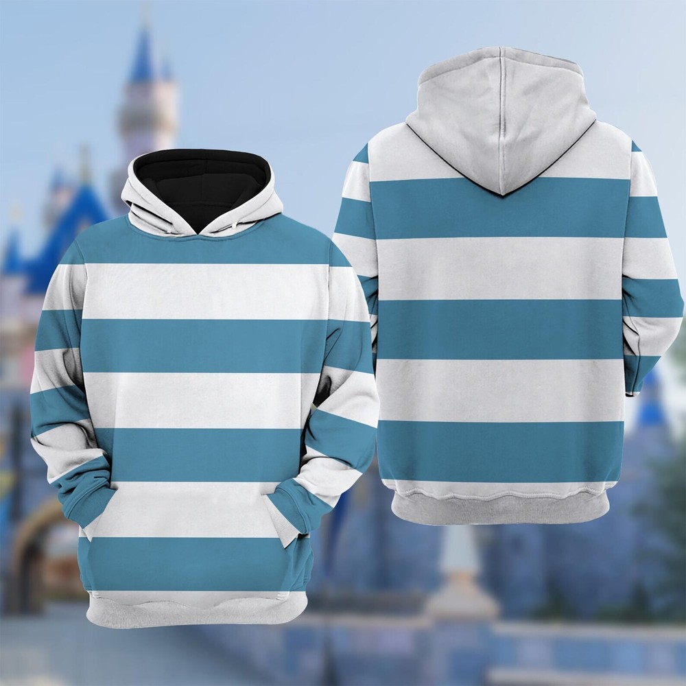 Captain Hook Mr Smee Cosplay Costume Gift Fir Him Hoodie 3D Printed