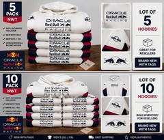 Hollister Red Bull Racing F1 Hoodies Lot 10 NWT 2XL Big Tall $599 Retail