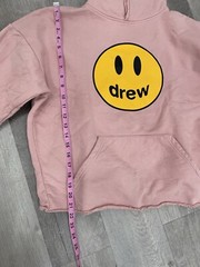 Drew House Justin Bieber Logo Pink Hoodie/Sweatshirt Adult XXS