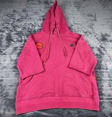 Vivienne Westwood Hoodie Small Pink Rugged Chaos Cutlass Patch Hooded Pullover