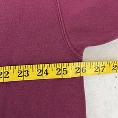Vintage Nike Mini Swoosh Deep Red Maroon Crewneck Sweatshirt L USA Distressed