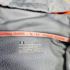 Under Armour Hoodie Men Large Combine Training All Season Gear Fleece Gray