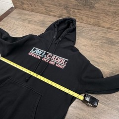 Vintage Law & Order Hoodie Mens Medium Special Victims Unit NBC Experience Store
