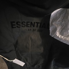 Essentials F.O.G. Stretch Limo Hoodie XL Fear Of God Kangaroo Velvet Letters NWT