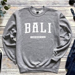 Bali Sweatshirt | Bali Indonesia Crewneck Sweatshirt | Adult Unisex Sweatshirt