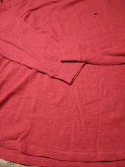 The Black Dog Men’s Thermal Long Sleeve Crew Neck Shirt Sz XL Burnt Orange
