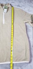 Goodfellow & Co Men’s Polar Fleece Half Zip Sweatshirt, Tan Size Medium