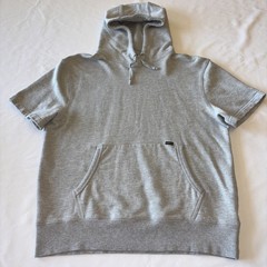 Stanley Tools Workwear Gym Short Sleeve Hoodie Men’s sz Large Gray
