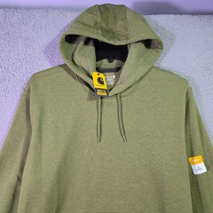 Carhartt Sweater Large Mens Green Midweight Hoodie Outdoor Fleece NWT