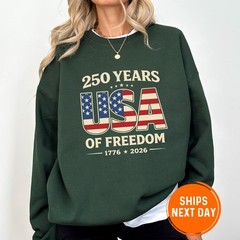 America 250th Anniversary Sweatshirt US History