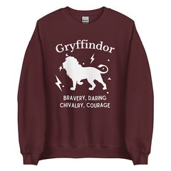 Gryffindor House Harry Potter Unisex Sweatshirt S,M,L,XL,2X,3X