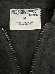 NWT Mission Ridge Mens Medium Full Zip Hoodie & Sweatpants Set Light & Dark Gray