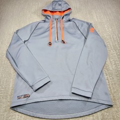 Under Armour Hoodie Men Large Combine Training All Season Gear Fleece Gray