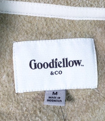 Goodfellow & Co Men’s Polar Fleece Half Zip Sweatshirt, Tan Size Medium