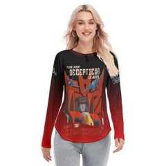 Women’s Starscream Decepticons Long Sleeves Blouse