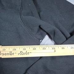 JOHN DEERE Men’s Stitched Logo Heavyweight Hoodie Sweatshirt, Black L NWT