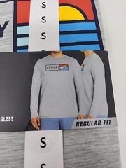 Hurley Men’s Sunny Side Hybrid Stretch Tagless UV T-Shirt S Grey