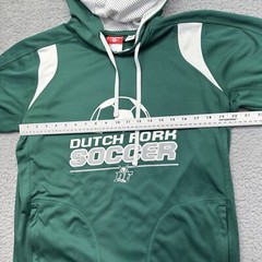 Team 365 Dutch Fork Soccer Adult Medium Hoodie Green 100% Polyester Sweatshirt