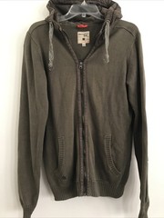 Vintage Y2K Triple Five Soul Hoodie Size Small Men Full Zip Army Green 2000s