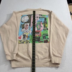 Jean Michel Basquiat Sweatshirt Mens M Crewneck Art Museum Modern Indie Comfort*