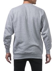 Pro Club Men’s Heavyweight Plain Crew Neck Fleece Pullover Sweatshirt Sweater