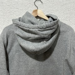 J.Crew Outerwear Fleece Hoodie Gray Deck Hook Heavyweight Sweater Size Large