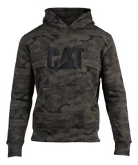 Caterpillar Trademark Mens Camo Work Pull Over Sweat Shirt Hoodie