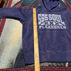 Triple 5 Soul 555 Soft Hoodie Pleasures Men’s Size Large Oversized Heavyweight