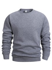 Mens Sweatshirt Heavy Blend Crew Neck Plain Jumper Pullover Casual High Quality