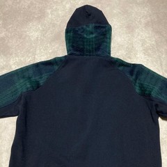 Vivienne Westwood MAN Double Zip Hoodie Orb Logo Green size 44 Made in japan