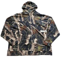No Boundaries (Dark Tree Camo – 2XL) Zip Hoodie with Long Sleeves heavyweight