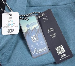 MBX Mens Hoodie Sweatshirt M Pullover Fleece Long Sleeve Sustainable Blue NEW