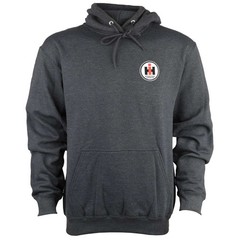 Adult International Harvester IH 1066 Charcoal Hooded Sweatshirt EXC-432
