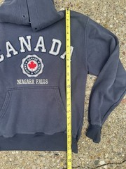 Navy Blue Niagara Falls Canada Adult Small Hoodie Sweatshirt XXS Hooded Shirt