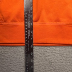 Nike Therma Fit Men’s Orange Pullover Hoodie Sweatshirt Size M Athletic Pockets