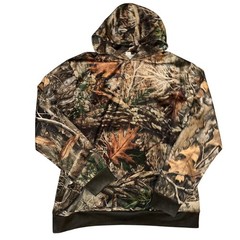 Mens Forest Camo Hoodie Real Tree Style Hunting Pullover Sweatshirt Large