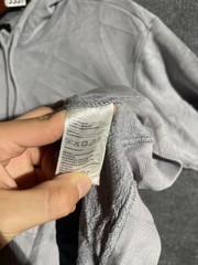 Hoodie Sweatshirt Mens Medium Gray Pullover Fleece Kangaroo Pocket Basic Solid