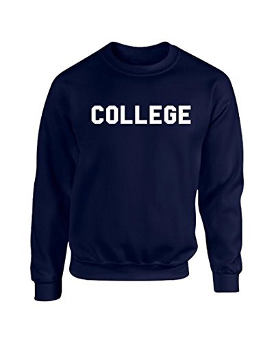Animal House ‘College’ Crew Neck Sweatshirt Navy Blue
