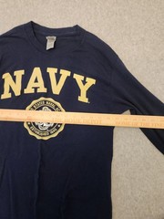 Gildan Vintage Sweatshirt Men’s Small Blue United States US Navy Academy Retro