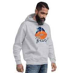 Retro Bears Football Chicago Unisex Hoodie S,M,L,XL,2X,3X,4X,5X