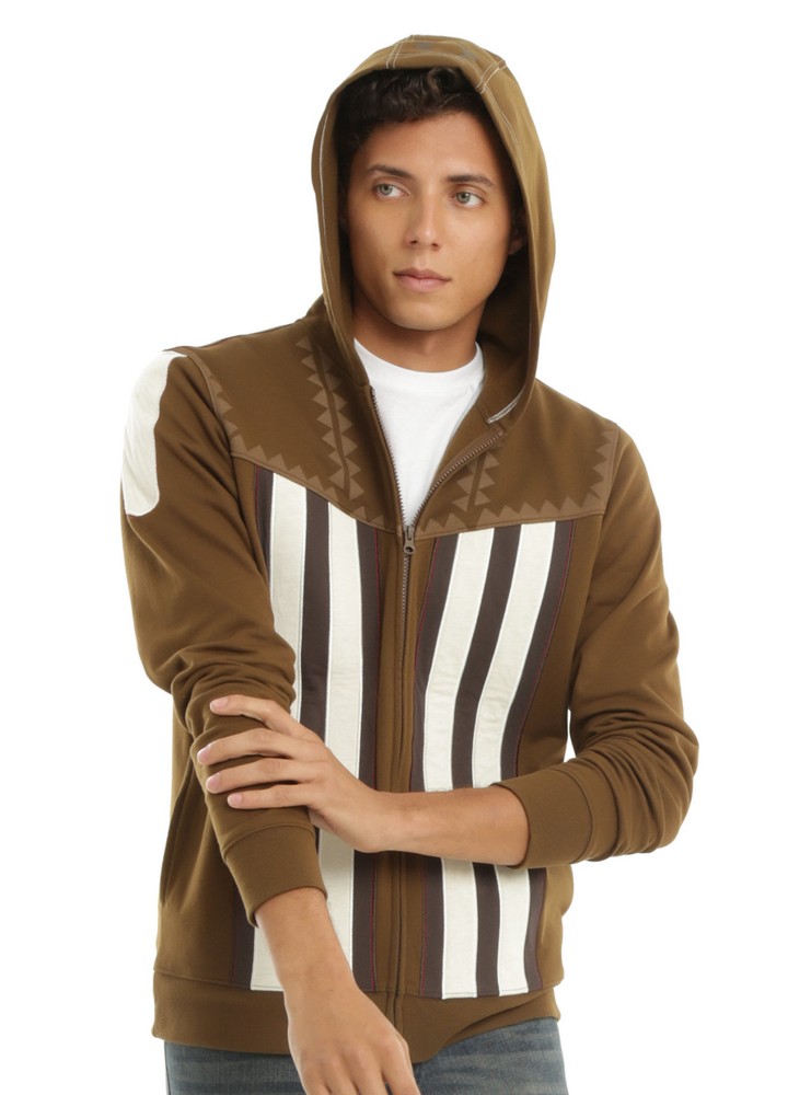 Assassins Creed LOGO Brown White Hoodie Aguilar Costume Cosplay Men’s S-XL NWT
