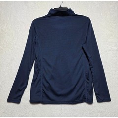 Adidas Navy Blue Quarter Zip Pullover Athletic Performance Mock Neck Top Men’s M