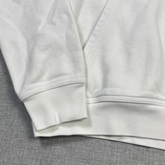 Nike Hoodie Mens M White Pullover Hooded Pockets Lined Heavyweight Fleece Logo