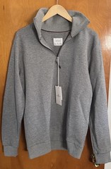 Gray Pullover Sweatshirt Mens Small Craft + Flow