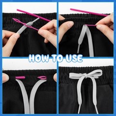 24Pcs Sweatshirt Drawstring Replacement Hoodie String Replacement | Premium Blac