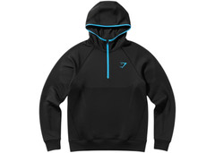 Gymshark Onyx 5.0 Seamless Hoodie Black Onyx Grey BLUE Size 3XL Men’s NEW